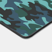 Moderne camouflagepatroon Kinder naam Bureaumat (Hoek)