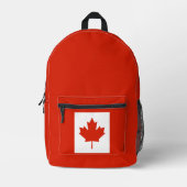 Moderne CANADA Canadese Vlag Land Souvenir Bedrukte Rugzak (Voorkant)