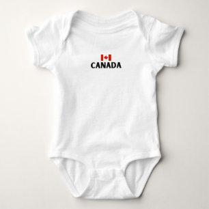 Moderne CANADA Canadese Vlag Land Souvenir Romper