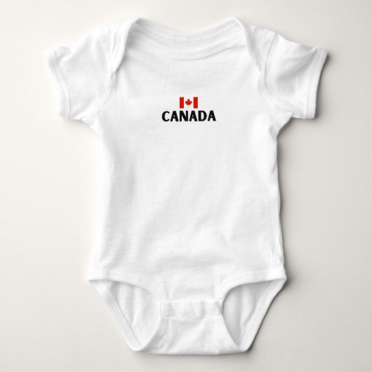 Moderne CANADA Canadese Vlag Land Souvenir Romper (Voorkant)