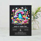 Moderne Candyland kleurrijke verjaardag Kaart (Staand voorkant)