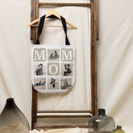 Moderne Canvas tas voor Cute MOM Cute Multi Photo 