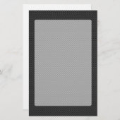 Moderne Carbon Fibre Style Print Background Briefpapier (Voorkant / Achterkant)
