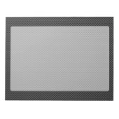 Moderne Carbon Fibre Style Print Background Notitieblok (Voorkant)
