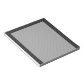 Moderne Carbon Fibre Style Print Background Notitieblok (Schuin)