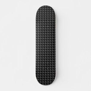Moderne Carbon Fibre Style Print Background Persoonlijk Skateboard
