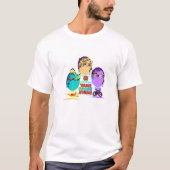 Moderne caricatuur Mannen Shirt (Voorkant)