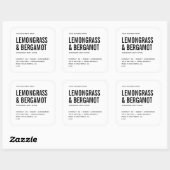 Moderne carrosserie wassing wit product label (Vel)