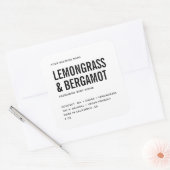 Moderne carrosserie wassing wit product label (Envelop)