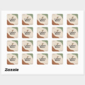 Moderne Cashewboter Label Sticker (Vel)