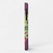 Moderne Cassis Pink Peony Roos Floral Waterverf Case-Mate iPhone Case (Achterkant/links)