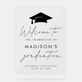 Moderne Casual het Welkome Teken van de GraduParti Acryl Bord (Voorkant)