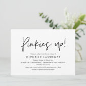 Moderne Casual, leuke en speelse Vrijgezellenfeest Kaart (Staand voorkant)