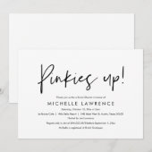 Moderne Casual, leuke en speelse Vrijgezellenfeest Kaart (Voorkant / Achterkant)