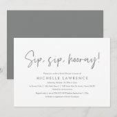 Moderne Casual, leuke en speelse Vrijgezellenfeest Kaart (Voorkant / Achterkant)