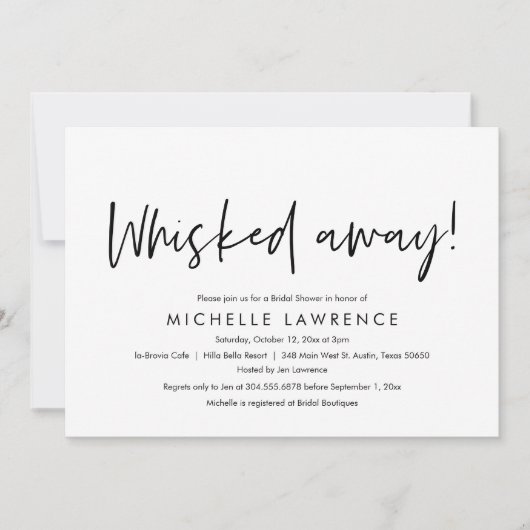 Moderne Casual, leuke en speelse Vrijgezellenfeest Kaart (Voorkant)