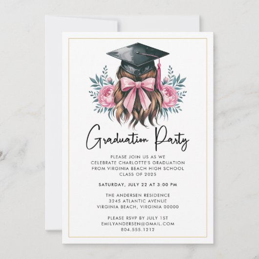 Moderne Casual Uitnodiging van de Partij van de Gr (Voorkant)