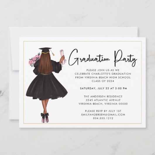 Moderne Casual Uitnodiging van de Partij van de Gr (Voorkant)