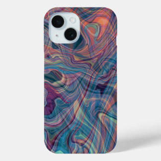 Moderne Celestial Marble Vloeibare Kunst Hoesje - 