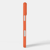 Moderne centrale kat, koraal Sinaasappel en wit Case-Mate iPhone Case (Achterkant / Rechts)