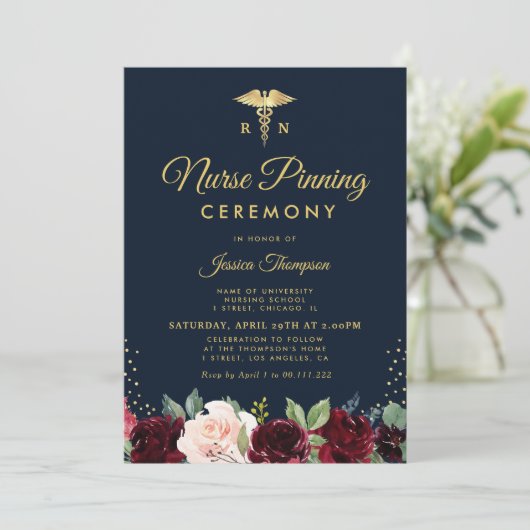 Moderne ceremonie van de marinescheepvaart kaart (Staand voorkant)