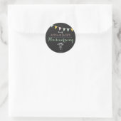 Moderne Chalkboard Housewarming Sticker (Tas)