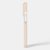 Moderne champagne roze effen kleur Case-Mate iPhone case (Achterkant / Links)