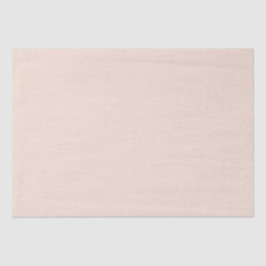 Moderne champagne roze effen kleur tissuepapier (Voorkant)