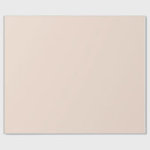 Moderne Champagne roze Plain Solid Kleur Cadeaupapier (Vlak)