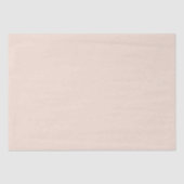 Moderne Champagne roze Plain Solid Kleur Tissuepapier (Voorkant)