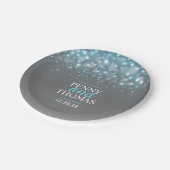 Moderne champagne sparkle bubble custom paper bord (Gekanteld)