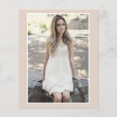 Moderne Champagne Verrassing Sweet 16 Uitnodiginge (Achterkant)