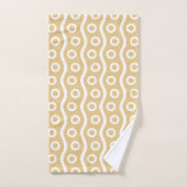 Moderne champagnebubbels bad handdoek (Handdoek)