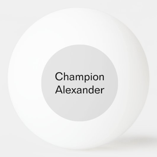 Moderne Champion met aanpasbare naam Pingpongbal (Voorkant)