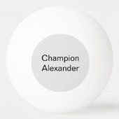 Moderne Champion met aanpasbare naam Pingpongbal (Achterkant)