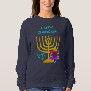 Moderne Chanoeka HAPPY CHANUKAH Trui