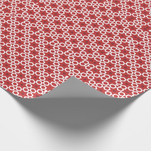 Moderne Chanoeka Ster Cadeaupapier (Hoek)