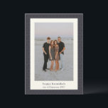 Moderne Chanoeka ster Elegant Navy Blue Foto Feestdagenkaart<br><div class="desc">Moderne Chanoeka Star Elegant Navy Blue Foto Vakantie Kaart</div>