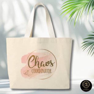Moderne Chaos Coordinator Dagelijkse Katoenen Bood Grote Tote Bag
