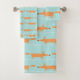 Moderne Charmante Fox Kinder Kamer Decor Bad Handdoek