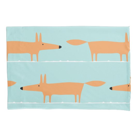 Moderne Charmante Fox Kinder Kamer Decor Kussensloop (Voorkant)
