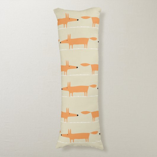 Moderne Charmante Fox Kinder Kamer Decor Lichaamskussen (Voorkant Verticaal)