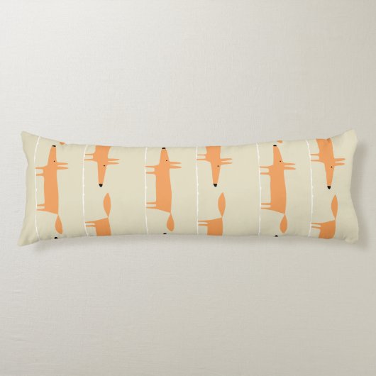 Moderne Charmante Fox Kinder Kamer Decor Lichaamskussen (Voorkant)