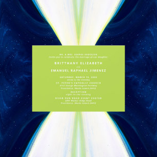 Moderne Chartreuse Bruid Ouders Trouwen  Kaart