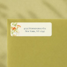 Moderne Chartreuse Editoriaal Bloem Bruiloft Adres Etiket