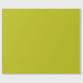 Moderne Chartreuse Groen Effen Kleur Cadeaupapier (Vlak)