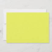 Moderne Chartreuse Script Persoonlijk Stationery Notitiekaartje (Achterkant)