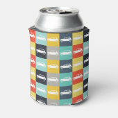 Moderne  checkboard Mini Cooper Blikjeskoeler (Blikje Achterkant)