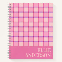 Moderne Checker Roze Paars Persoonlijk