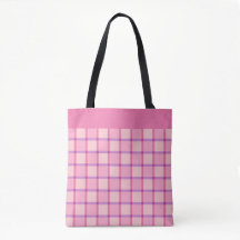 Moderne Checker Roze Paarse Patroon